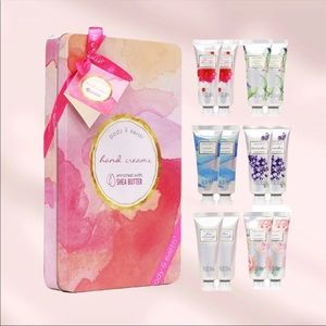 NEW Body & Earth 12 Pcs Shea Butter Travel Size Hand Cream Gift Set